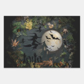 Feuille De Papier Cadeau Soirée de Witch (Devant 2)