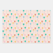 Feuille De Papier Cadeau Soirée disco (Devant 2)