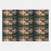 Feuille De Papier Cadeau Soirée Lac Mountain Photographie modélisée (Devant 3)