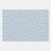 Feuille De Papier Cadeau soirée motif carrelée (Devant 2)