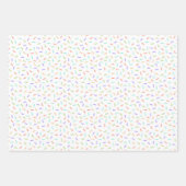 Feuille De Papier Cadeau soirée motif carrelée (Devant)