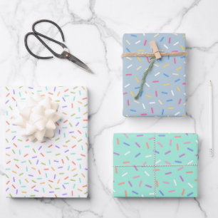 Feuille De Papier Cadeau soirée motif carrelée