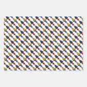 Feuille De Papier Cadeau Soldats De Jouets En Parade Noël (Devant 3)