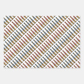 Feuille De Papier Cadeau Soldats De Jouets En Parade Noël (Devant 2)