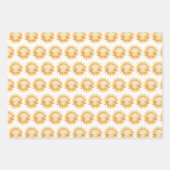 Feuille De Papier Cadeau Soleil d'été (Devant)