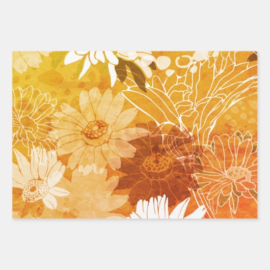 Feuille De Papier Cadeau Soleil matinal (Devant 3)