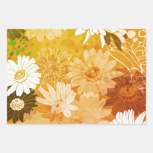 Feuille De Papier Cadeau Soleil matinal (Devant)