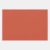 Feuille De Papier Cadeau Solide damasse rouge (Devant)