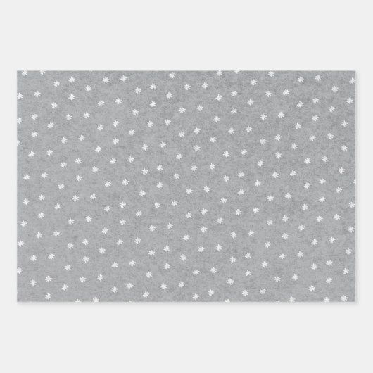 Feuille De Papier Cadeau Solive flannel plaid wrapping paper - snowflake (Devant 2)