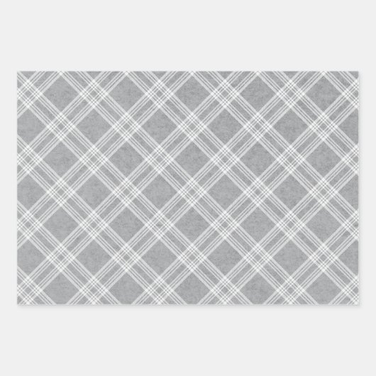 Feuille De Papier Cadeau Solive flannel plaid wrapping paper - snowflake (Devant)
