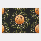 Feuille De Papier Cadeau Solstice d'hiver (Devant)