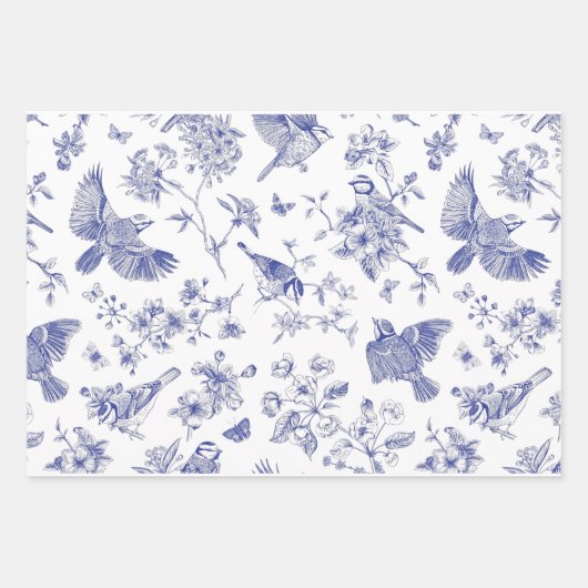 Feuille De Papier Cadeau Song Bird Toile (Devant 2)