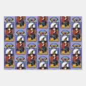 Feuille De Papier Cadeau Sorcière Art nouveau (Devant 3)