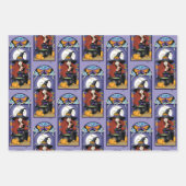 Feuille De Papier Cadeau Sorcière Art nouveau (Devant 2)