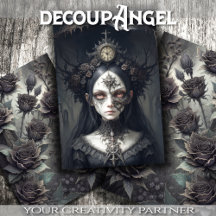 Sorcière mystique : Rose - Découpage -