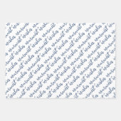 Feuille De Papier Cadeau Souhaits les plus chauds Neige couvert Arbre À feu (Devant 2)
