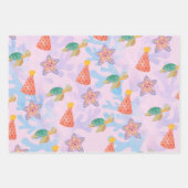 Feuille De Papier Cadeau Sous la mer (Devant 2)