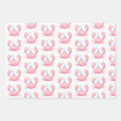 Feuille De Papier Cadeau Sous la Mer Cute Océan Anniversaire (Devant 3)