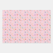 Feuille De Papier Cadeau Sous le Motif marin (Devant 3)