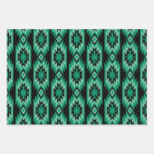 Feuille De Papier Cadeau Southwest Dreams : Un graphique Motif géométrique (Devant 3)