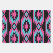 Feuille De Papier Cadeau Southwest Dreams : Un graphique Motif géométrique (Devant)