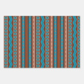 Feuille De Papier Cadeau Southwest Style Geometric Cameron Gorge Design (Devant)