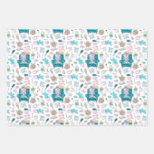 Feuille De Papier Cadeau Spa Day Girlie (Devant)