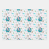 Feuille De Papier Cadeau Spa Day Girlie (Devant)