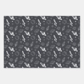 Feuille De Papier Cadeau Space et Planet Galaxy (Devant 3)