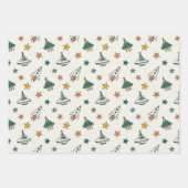Feuille De Papier Cadeau Space Party Kids Wrapping paper (Devant 3)