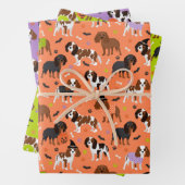 Feuille De Papier Cadeau Spaniel (En situation)