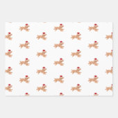 Feuille De Papier Cadeau Spaniel de Noël (Devant 2)