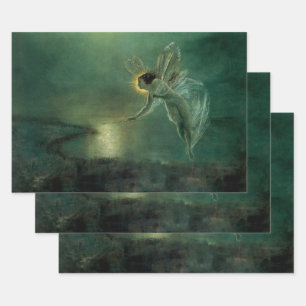 Feuille De Papier Cadeau Spirit of the Night par Grimshaw, Fée victorienne