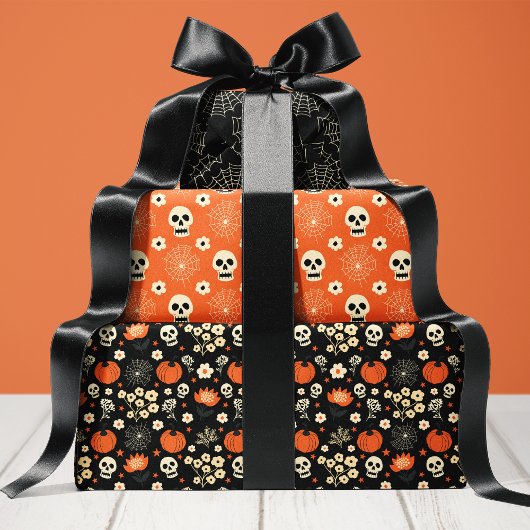 Feuille De Papier Cadeau Spooky Chic Halloween