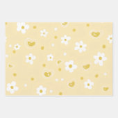 Feuille De Papier Cadeau Spring Pastel Floral & Hearts (Devant 2)