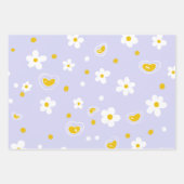 Feuille De Papier Cadeau Spring Pastel Floral & Hearts (Devant 3)