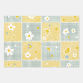 Feuille De Papier Cadeau Spring Pastel Floral & Hearts (Devant)