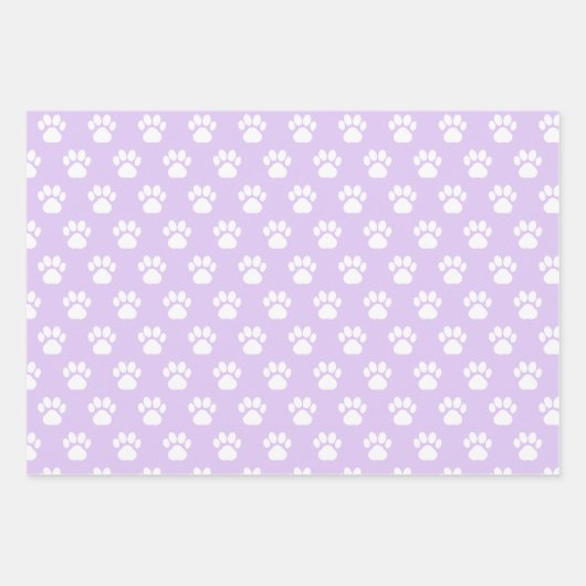 Feuille De Papier Cadeau Springer Spaniel Chien Silhouette Purple Anniversa (Devant 2)