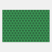 Feuille De Papier Cadeau St. Patrick’s Day Celtic Clover & Plaid (Devant 2)