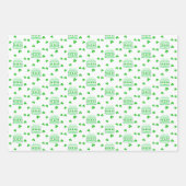 Feuille De Papier Cadeau St Patrick's Day Birthday  (Devant)