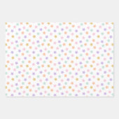 Feuille De Papier Cadeau Star Confetti (Pastel) (Devant 3)