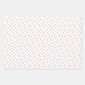 Feuille De Papier Cadeau Star Confetti (Pastel) (Devant)