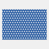 Feuille De Papier Cadeau Star of David Jewish Bar Mitzvah Hanoukka Simple (Devant 2)