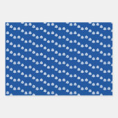 Feuille De Papier Cadeau Star of David Jewish Bar Mitzvah Hanoukka Simple (Devant)