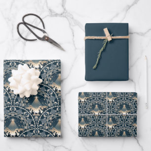 Feuille De Papier Cadeau Star of Wonder Mandala Nativité Saint Jacques Art