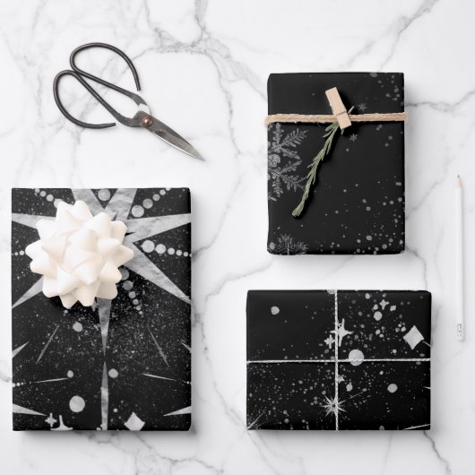 Feuille De Papier Cadeau Starburgh et Stardust (Recto)