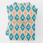 Feuille De Papier Cadeau Starburst Pattern (En situation)