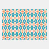 Feuille De Papier Cadeau Starburst Pattern (Devant)