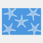 Feuille De Papier Cadeau Starfish Beach Summer Ocean Blue Mariage (Devant 3)
