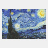 Feuille De Papier Cadeau Starry Night Sky Vincent van Gogh (Devant)